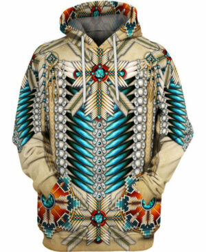 native bright motifs 3d hoodie