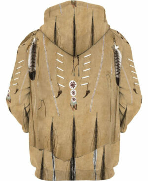 native brown 3d hoodie 2