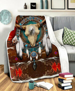 native buffalo fleece blanket 1