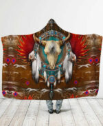 Native Buffalo Hooded Blanket - Men Women