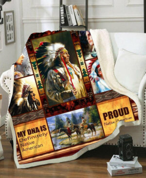 native chief fleece blanket