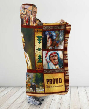 native chief hooded blanket 1