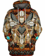 native eagle 3d hoodie