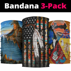 native flag bandana 3 pack new