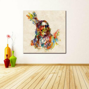 native man oil painting native american canvas f5532 1