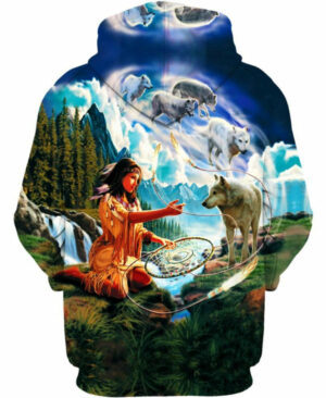 native nature 3d hoodie 2