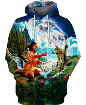 native nature 3d hoodie