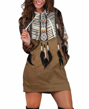 native ooze hoodie dress