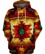 native pattern 3d hoodie