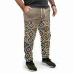 native pattern sweatpants