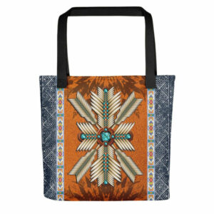 native pattern tote bag 1