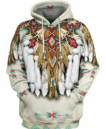 native patterns 3d hoodie