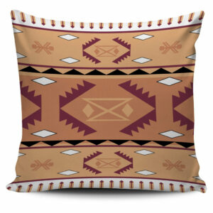 native pink geometric pattern native american pillow covers