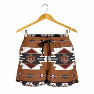 native temple all over print womens shorts 1