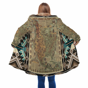 native tribes of north america mapped pattern cloak 1