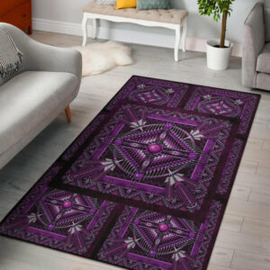 naumaddic arts light purple native american area rug 1