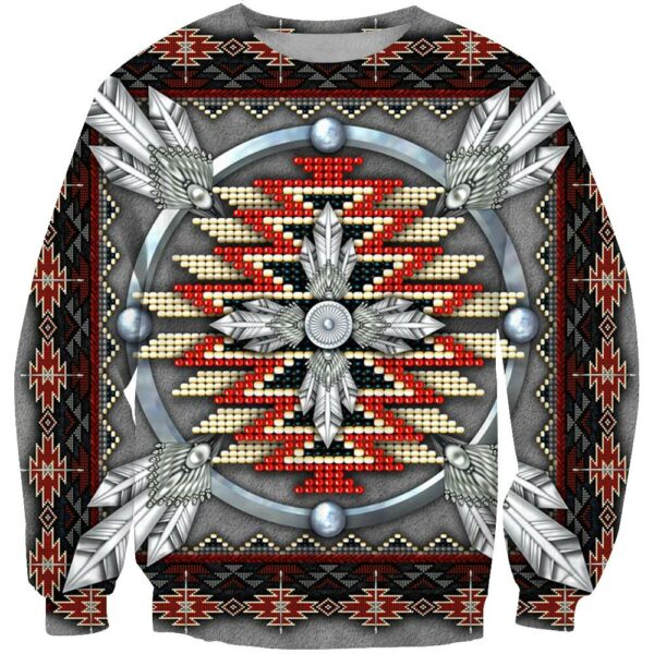 naumaddic arts native american 3d sweatshirt