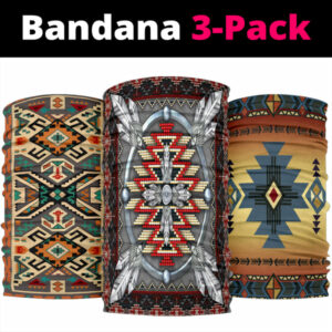 naumaddic arts native american design bandana 3 pack new 1