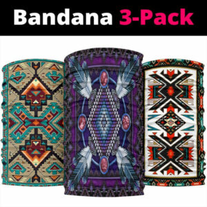 naumaddic arts purple native american bandana 3 pack1 1