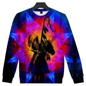 new native american chief 3d sweatshirt