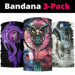 owl chief dreamcatcher bandana 3 pack new 1