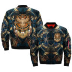 Owl Mandala Native Bomber Jacket