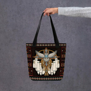 owl native american tote bag 1