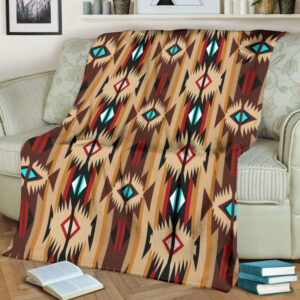 pattern cultural fleece blanket 1