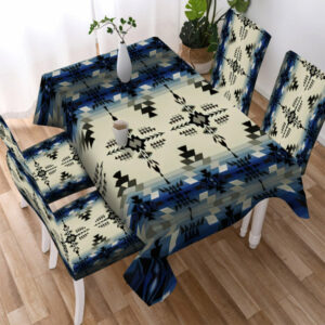 pattern culture design native american tablecloth chair cover 1