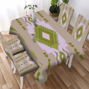 pattern culture design native american tablecloth chair cover 3