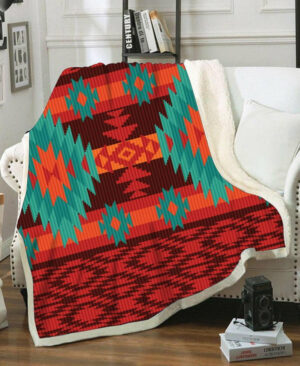 pattern fleece blanket