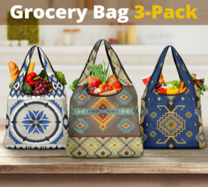 pattern grocery bag 3 pack set 54 1