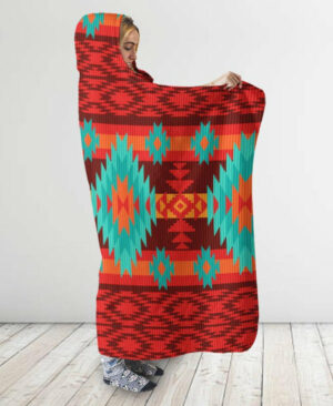 pattern hooded blanket 7
