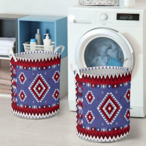 pattern native american laundry basket 1