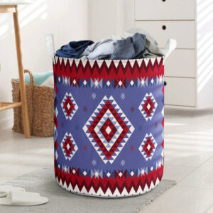 pattern native american laundry basket