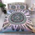 peace circle dream catcher bedding set