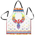 phoenix rising native american apron