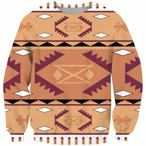 pink purple pattern native american 3d sweatshirt 1