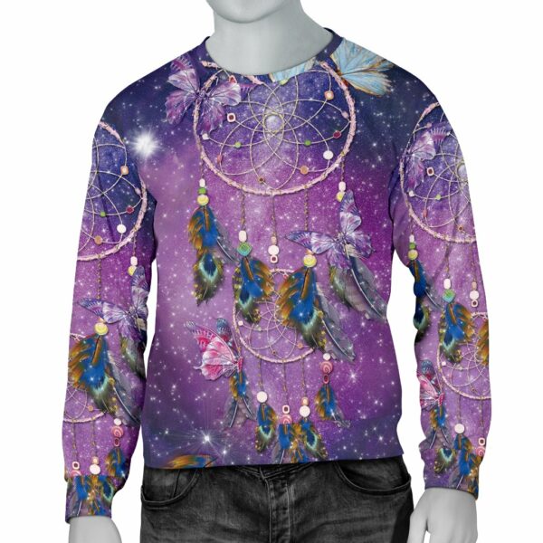 purple galaxy dreamcatcher native american 3d sweatshirt