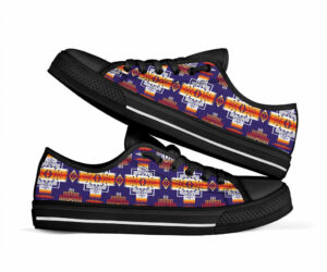 purple native tribes native american low tops shoes