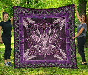 qlt 0003 pattern purple mandala premium quilt