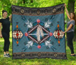 qlt 0006 pattern blue mandala premium quilt