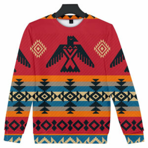red thunderbird native american 3d sweatshirt 1