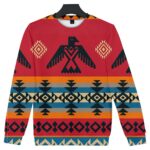 red thunderbird native american 3d sweatshirt