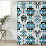 sct0001 native pattern shower curtain