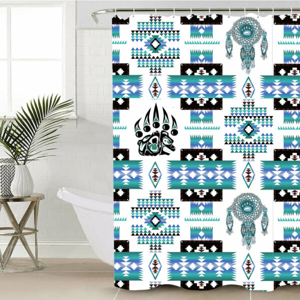 sct0002 native pattern shower curtain