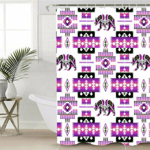 sct0004 native pattern shower curtain