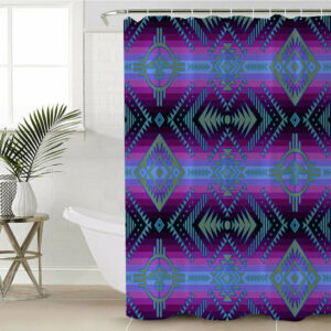 sct0005 native pattern shower curtain