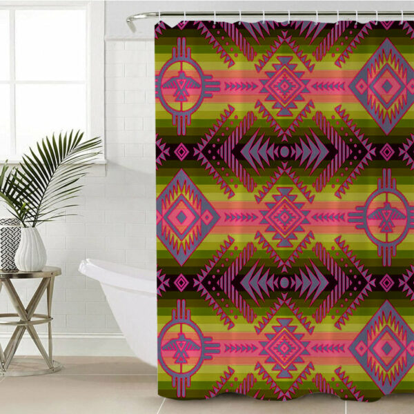 sct0007 native pattern shower curtain