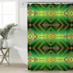 sct0008 native pattern shower curtain